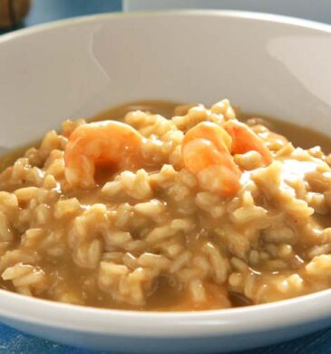 Risotto de gambas
